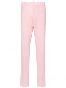 Зауженные брюки строгого кроя DSQUARED2, розовый