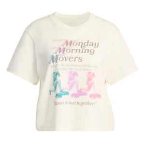 Футболка Performance ADIDAS PERFORMANCE Les Mills Movers, от белого