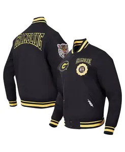 Мужская черная шерстяная куртка с молнией и гербом Grambling Tigers Pro Standard