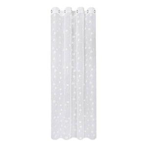 Штора с люверсами Gerster Batoc, 140x245x1 см, белый