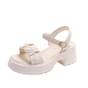 Сандалии с одним ремешком женские Puppytown, Ecru