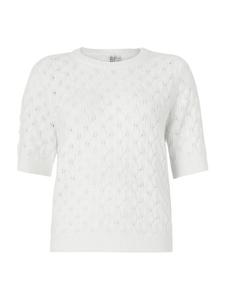 PIECES Свитер 'PCLELOU' в белом цвете