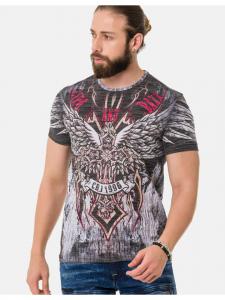 Футболка серого цвета Cipo & Baxx