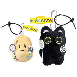 Игрушка плюшевый картофель 10 см высота AIZIYUO, розовый