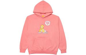 Acme De La Vie Толстовка X «Симпсоны» унисекс, розовая, с капюшоном, средней толщины, стандартного размера