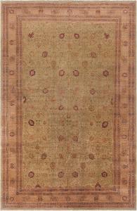 Ковер SAFAVIEH, 275 x 366 см, Lavar Collection, Light Green & Peach, ручной вязки, традиционная шерсть, идеален для помещений с высокой проходимостью в гостиной, спальне (LV35A)