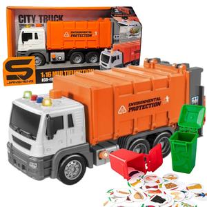Грузовик, Мусоровоз, Большой, Учебный Автомобиль, Сегрегация, Звук, Свет Inna marka