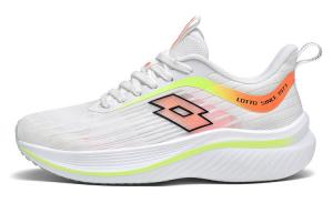 Бесшовные низкие кроссовки для бега для женщин LOTTO, Black/Pink