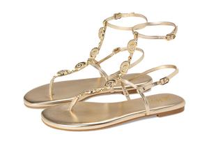 Сандалии Lilly Pulitzer Dylann Sandals, Gold Metallic
