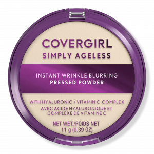 Прессованная пудра Simply Ageless для мгновенного разглаживания морщин CoverGirl, Translucent