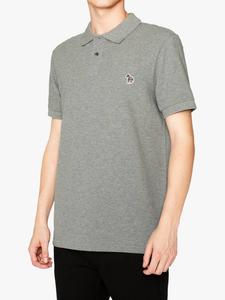 Хлопковая поло с коротким рукавом Regular Fit Paul Smith, Grey Melange