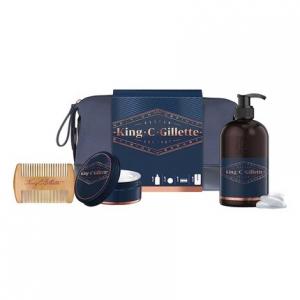 Подарочный набор King C. Beard Essentials Bag:, Gillette