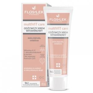 Multivit Care Питательный крем для зрелой и ослабленной кожи с витаминами 50 мл Floslek Pharma