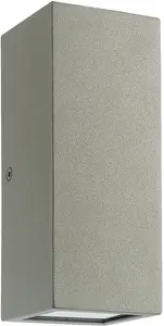 Настенный светильник Havit Lighting Salvador для наружного освещения, серебряный