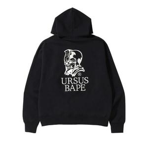 Худи BAPE Ursus Loose Fit Zip Up Hoodie, Black