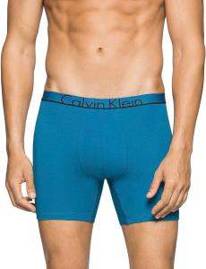 Мужское нижнее белье Calvin Klein, хлопковые боксеры, Blue Pulse