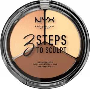 Контурный пудер 3 шага к скульптурированию света 02 15g NYX PROFESSIONAL MAKEUP