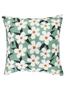 Douceur d’Intérieur Хлопковая наволочка зеленого цвета