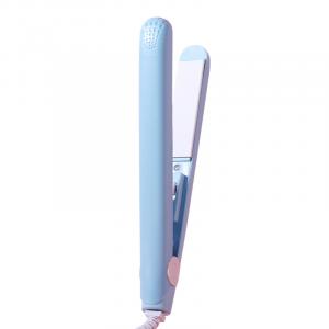 Мини-утюжок для выпрямления и завивки волос ST 001 GANGJIN, светло-голубой