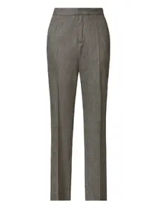 Брюки с прорезными карманами Fabiana Filippi, серый