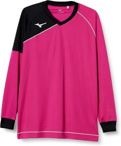 Волейбольная футболка Mizuno V2MA8021, черный/розовый