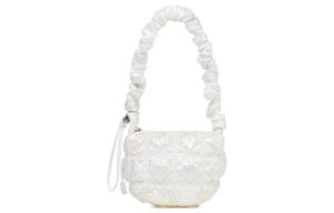 CARLYN Нейлоновая наплечная сумка через плечо женская белая, White