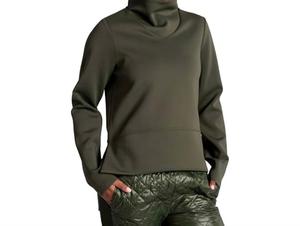 Толстовка Spacer с длинными рукавами и воротником-стойкой в ​​цвете комбу Lole, Kombu