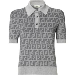 FENDI Женская поло серый