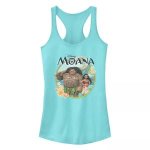 Детская майка Disney's Moana Circle с портретом-борцовкой и открытой спиной Licensed Character