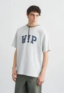 Футболка с принтом Carhartt Wip, Ash Heather Heavy Stone Wash