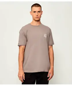 Футболка Regular fit Armani Exchange, бежевый