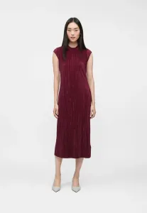 Плиссированное макси-платье, коктейльное платье/вечернее платье Calvin Klein, Berry Glaze