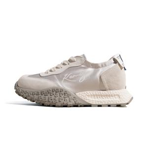 Низкие повседневные туфли женские KODI, Beige-Height-Increasing Version 7 Cm