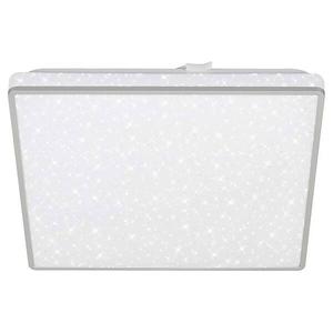 Светодиодный потолочный светильник Briloner Lino I, 27x4,5x27 см, серебряный