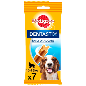 Pedigree Dentastix Dental Snack для гигиены полости рта собак среднего размера 7 палочек Pedigree