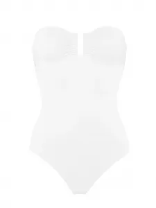 Купальник Cassiopée с драпировкой Eres, белый