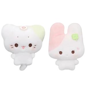 Игрушка aiqingcaozhilianwanju милый котенок кролик плюшевый кулон 8см высота AIQINGCAOZHILIAN(WANJU)