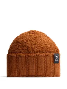 Шапка бини в рубчик PATOU, коричневый