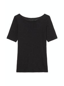 Футболка из толстого джерси, стандартного размера, черного цвета Marc O'Polo