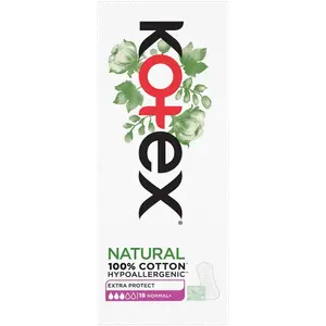 Обычные гигиенические прокладки, 18 шт./1 упаковка. Kotex Liners ex protect
