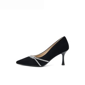 Женские туфли на тонком каблуке и высоком каблуке COMELY, Black