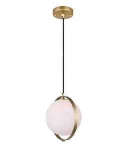 Мини-Подвесной светильник Da Vinci 1 light Cwi Lighting, gold