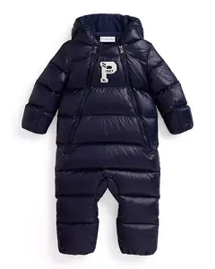 Детская футболка-поло с капюшоном, пуховая куртка-бант для мальчиков - детская Ralph Lauren, синий