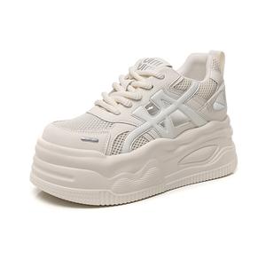 Низкие повседневные кроссовки для женщин POOQ, белый