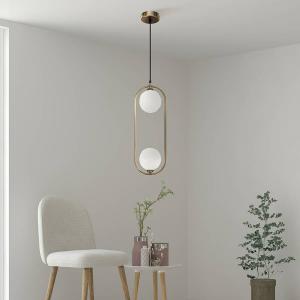 Подвесной светильник Maytoni Decorative Lighting Ring Typ A, матовое стекло / смешанный металл - 2 лампы