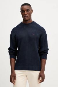 Хлопковый свитер Calvin Klein Jeans, темно-синий