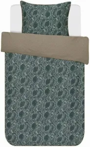 Постельное белье Solan Duvet I размер 155x220 80x80 см I цвет Green AL Essenza