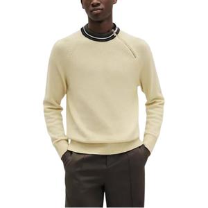 Мужской кашемировый свитер FW25 Hermes, бежевый желтый