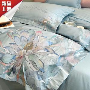 LUOLAI HOME Комплект постельного белья, 180 см, 4 предмета