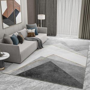 AOVOC Ковер 180х250 см для гостиной/спальни, серый, в скандинавском стиле, для пола у дивана или кровати